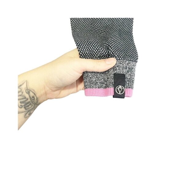 Ivivva by Lululemon Girls Knit Sweat Jogging Pants 10 Gray Pink Stretch - Picture 4 of 6